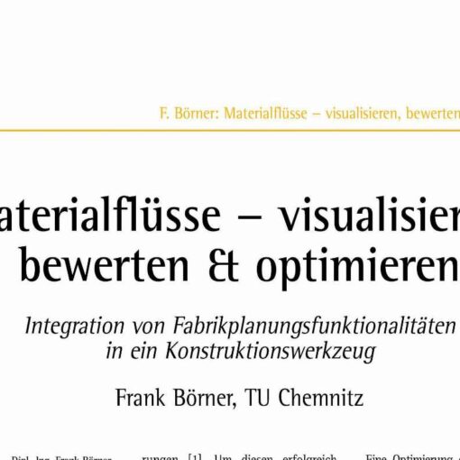 Materialflüsse − visualisieren, bewerten & optimieren